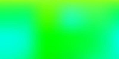 ljusblå, grön vektor abstrakt oskärpa layout.