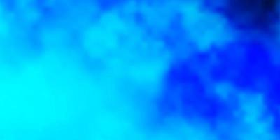 ljusrosa, blå vektorbakgrund med cumulus. vektor