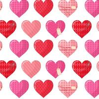Herz Muster. Valentinstag Tag. Hintergrund zum Ihre Design. vektor