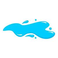 Blau Wasser Symbol Illustration . Wasser Symbol Symbol Element Vektor .