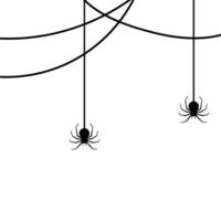 Spindel halloween dekoration element vektor bakgrund .