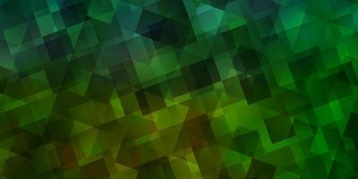 hellgrüner Vektorhintergrund mit polygonalem Stil. vektor