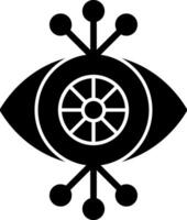 Cyber Auge Vektor Symbol Design