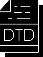 dtd Datei Format Vektor Symbol Design