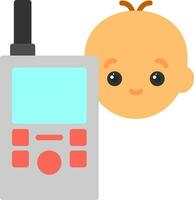 bebis övervaka vektor ikon design