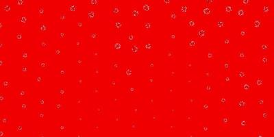 hellrosa, rote Vektorschablone mit Kreisen. vektor