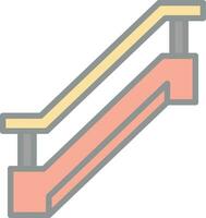 Rolltreppen-Vektor-Icon-Design vektor