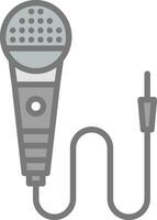 Mikrofon-Vektor-Icon-Design vektor