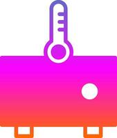 Thermometer-Vektor-Icon-Design vektor