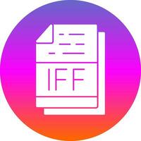 iff Datei Format Vektor Symbol Design