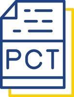 pct Datei Format Vektor Symbol Design