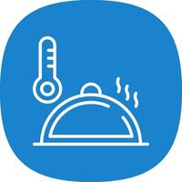 Thermometer-Vektor-Icon-Design vektor