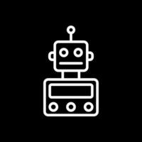 Roboter-Vektor-Icon-Design vektor