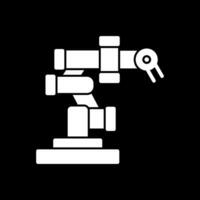 Roboterarm-Vektor-Icon-Design vektor