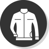 Leder Jacke Vektor Symbol Design