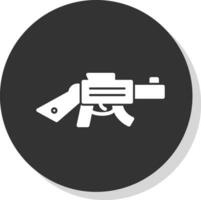 Gewehr-Vektor-Icon-Design vektor