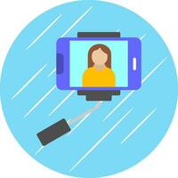 Selfie Stock Vektor Symbol Design