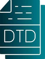 dtd Datei Format Vektor Symbol Design