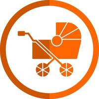 Kinderwagen Vektor Symbol Design