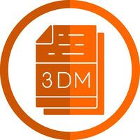 3dm Datei Erweiterung Vektor Symbol Design