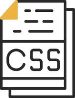 CSS Datei Format Vektor Symbol Design