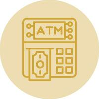 Bankomat maskin vektor ikon design