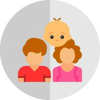 Familienvektor-Icon-Design vektor