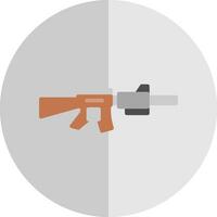 Gewehr-Vektor-Icon-Design vektor