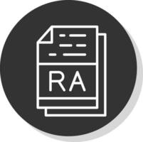 ra Datei Format Vektor Symbol Design