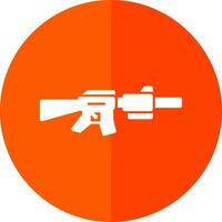 Gewehr-Vektor-Icon-Design vektor