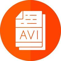 avi Datei Format Vektor Symbol Design