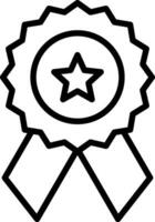 Award-Vektor-Icon-Design vektor