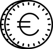 Euro-Vektor-Icon-Design vektor