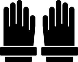 Handschuhe-Vektor-Icon-Design vektor