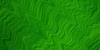 hellgrüne Vektorschablone mit Kurven. vektor