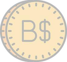 Bahamian Dollar Vektor Symbol Design