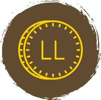 libanesisch Pfund Vektor Symbol Design