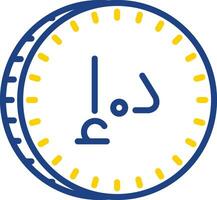 VAE dirham Vektor Symbol Design