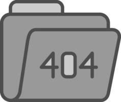 404-Fehlervektor-Icon-Design vektor