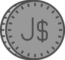 jamaikanisch Dollar Vektor Symbol Design