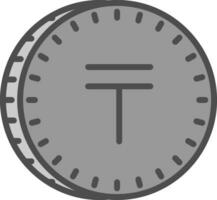 Tenge-Vektor-Icon-Design vektor