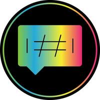 Hashtags-Vektor-Icon-Design vektor