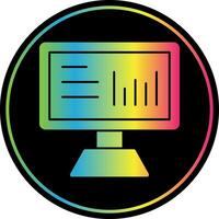 Statistiken Vektor Symbol Design