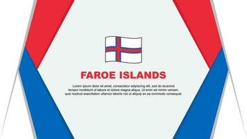 faroe öar flagga abstrakt bakgrund design mall. faroe öar oberoende dag baner tecknad serie vektor illustration. faroe öar bakgrund