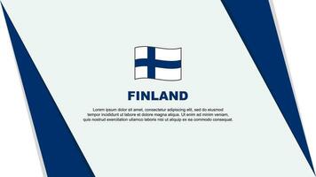 finland flagga abstrakt bakgrund design mall. finland oberoende dag baner tecknad serie vektor illustration. finland flagga