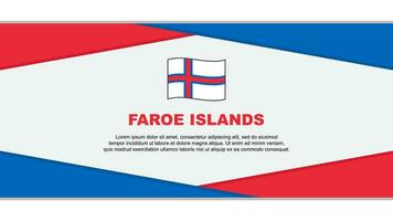 faroe öar flagga abstrakt bakgrund design mall. faroe öar oberoende dag baner tecknad serie vektor illustration. faroe öar vektor