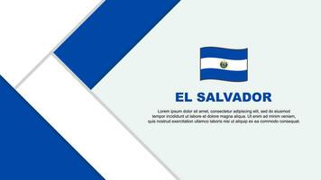 el Salvador Flagge abstrakt Hintergrund Design Vorlage. el Salvador Unabhängigkeit Tag Banner Karikatur Vektor Illustration. el Salvador Illustration