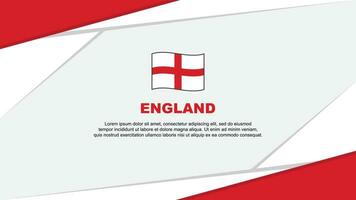 England Flagge abstrakt Hintergrund Design Vorlage. England Unabhängigkeit Tag Banner Karikatur Vektor Illustration. England Hintergrund