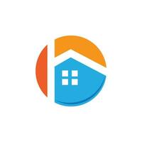 Zuhause Eigentum und Konstruktion Logo Design vektor