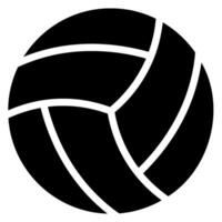 Volleyball-Glyphen-Symbol vektor
